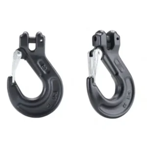 Gancho de horquilla con seguro especial para escenografía y espectáculos – color negro